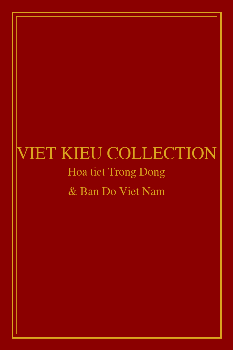 Áo dài thêu bản đồ trống đồng